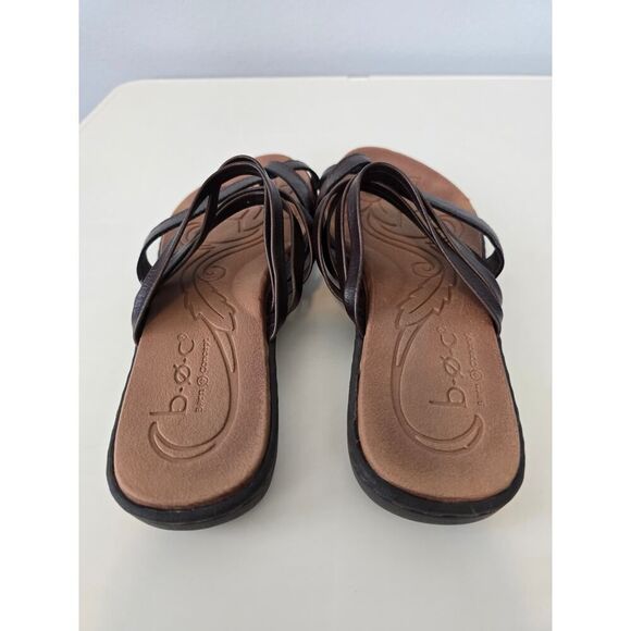 B.O.C. Born Alisha Chocolate Brown Strappy Comfort Slide Sandals Size 6 Women’s - Picture 4 of 7